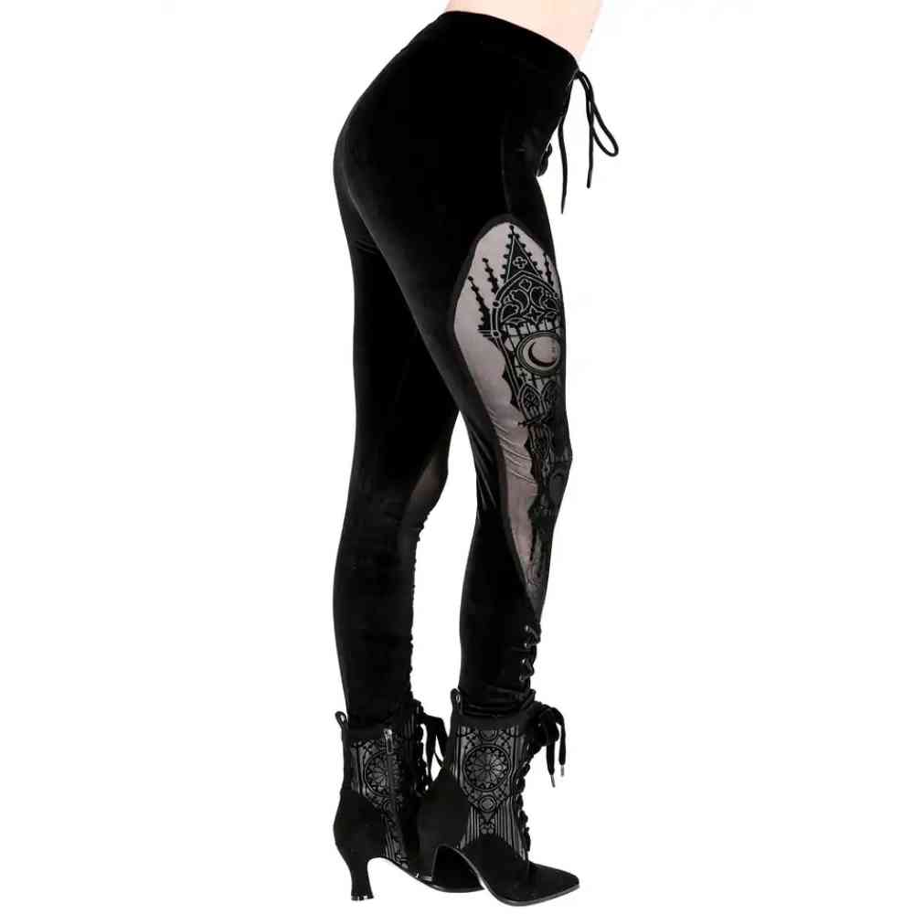 Restyle - Cathedralis Legging - Zwart
